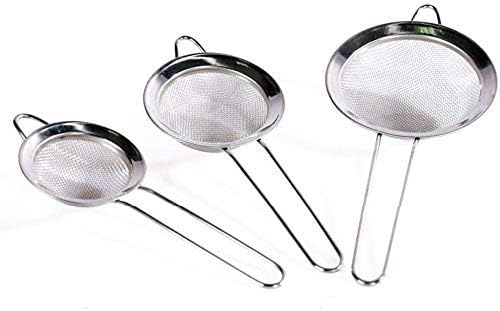 Stainless Steel Tea Strainer Set (3-Piece)