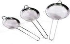Stainless Steel Tea Strainer Set (3-Piece)