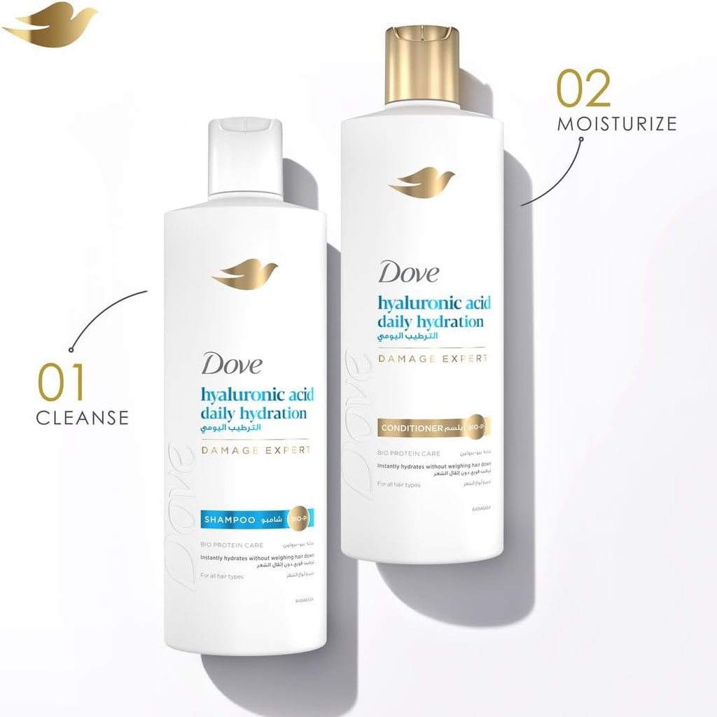 Dove Shampoo 350ml – Hyaluronic Acid Daily Hydration