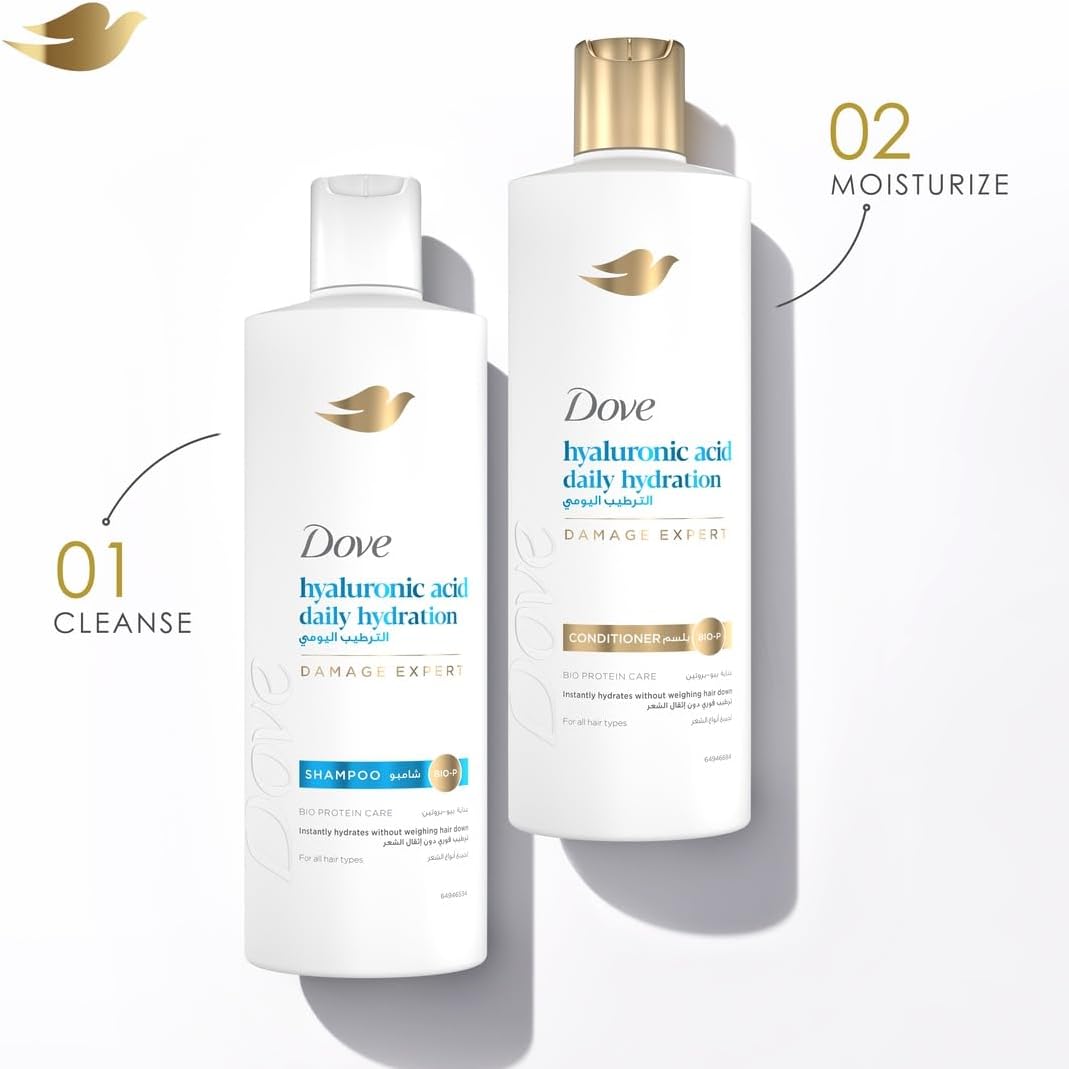 Dove Shampoo 350ml – Hyaluronic Acid Daily Hydration