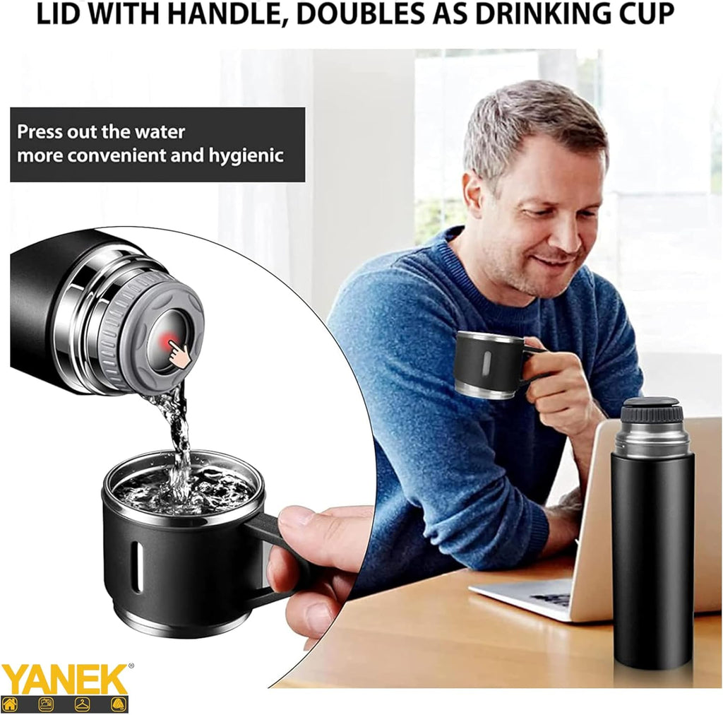 Vacuum Flask – 100% Leak Proof (Hot & Cold 6 Hours)