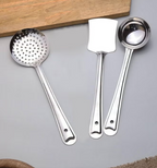 Assorted Stainless Steel Kitchen Utensils