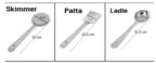 Assorted Stainless Steel Kitchen Utensils